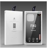 iPhone 13 Pro | iPhone 13 Pro - DUX DUCIS® Luxe Cover - Tekstil Design - Sort - DELUXECOVERS.DK
