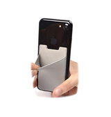 Mobil kortholder | NYLON Pung Kreditkort Holder Stick On - Sort - DELUXECOVERS.DK