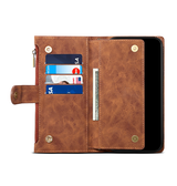 iPhone XS Max | iPhone XS Max - ESEBLE™ Vegan-Læder Cover Etui M. Pung - Brun - DELUXECOVERS.DK