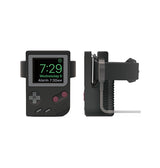 Apple Watch Opladere & Standere | Apple Watch - Retro Game Oplader Stander / Ladedock - Sort - DELUXECOVERS.DK