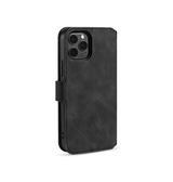 iPhone 11 Pro | iPhone 11 Pro - DG.MING™ Classical Læder Etui / Taske M. Pung - Sort - DELUXECOVERS.DK