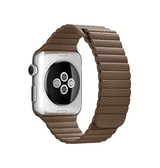 Apple Watch 38-42mm | Apple Watch (38/40/SE/41/42mm) - Valence™ Loop Læder Rem - Brun - DELUXECOVERS.DK