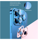 iPhone Beskyttelsesglas | iPhone 13 Pro - TOTU® Bagside Kamera Linse Beskyttelsesglas - Sort - DELUXECOVERS.DK