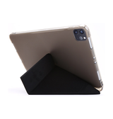 iPad Air 6 11" 2024 | iPad Air 11" (2024/2025/2026) - Orgami Trifold Silikone Cover M. Stander - Sort - DELUXECOVERS.DK