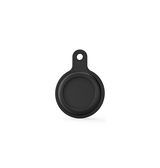 AirTag | Apple AirTag 1/2 Deluxe™ nyckelring i silikon - Svart - DELUXECOVERS.SE