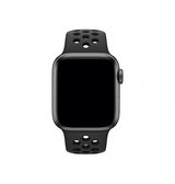 Apple Watch 38-42mm | Apple Watch (38/40/SE/41/42mm) - 4Run™ Silikone Løbe Sportsrem - Sort - DELUXECOVERS.DK