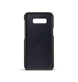 Samsung Galaxy S10 | Samsung Galaxy S10 - NX Design Læder Bagcover - Sort - DELUXECOVERS.DK