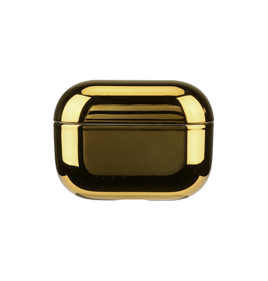 Airpods Pro 2 | AirPods Pro (1/2 Gen) | Electroplating Beskyttelses Cover - Marigold - DELUXECOVERS.DK