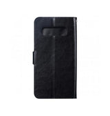 Samsung Galaxy S10 | Samsung Galaxy S10 - Retro Diary Læder Cover - Sort - DELUXECOVERS.DK