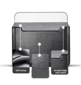 MacBook-fodral | MacBook 12" - DUX DUCIS™ Fidelity fodral i äkta läder - Vintage svart - DELUXECOVERS.SE