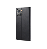 iPhone 13 | iPhone 13 - LC.IMEEKE™ Læder Cover M. Kortholder - Sort - DELUXECOVERS.DK