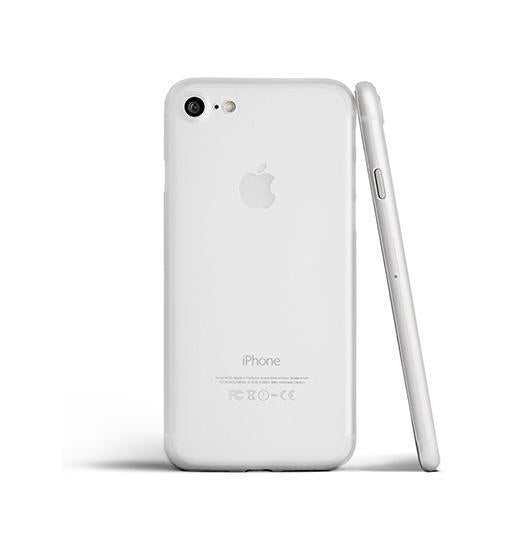 iPhone 6 / 6s | iPhone 6/6s - Ultratynd Matte Series Cover V.2.0 - Hvid/Klar - DELUXECOVERS.DK