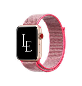 Apple Watch 42-49mm | Apple Watch (42/44/SE/45/46/49mm) - L'Empiri™ Nylon Velcro Rem - Rød - DELUXECOVERS.DK