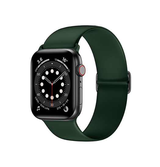 Apple Watch 38-42mm | Apple Watch (38/40/SE/41/42mm) - ACTIVE™ Silikone Sportsrem - Mørkegrøn - DELUXECOVERS.DK