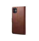 iPhone 11 Pro | iPhone 11 Pro - GUSSIM™ Læder Cover / Etui M. Kortholder - Brun - DELUXECOVERS.DK
