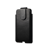  | Samsung Galaxy A7/A6+/A6/A5 - Mont Blanc Ægte Læder Bælte Sleeve - Sort - DELUXECOVERS.DK