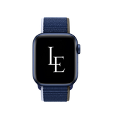 Apple Watch 42-49mm | Apple Watch (42/44/SE/45/46/49mm) - L'Empiri™ Sport+ Nylon Velcro Rem - Navy - DELUXECOVERS.DK
