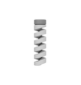 Kabelorganisering | Kabel Beskytter - Silikone Spiral - 4 Stk - Grå. - DELUXECOVERS.DK