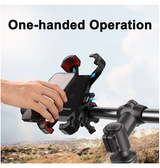 Mobilholdere til Cykel | JOYROOM™ | Stærk Holder til Cykel / Motorcykel - Sort/Rød - DELUXECOVERS.DK