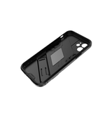 iPhone 12 Mini | iPhone 12 Mini - Eagle™ PRZ Stødsikkert Cover M. Kickstand - Sort - DELUXECOVERS.DK