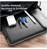 MacBook-fodral | MacBook 12" - DUX DUCIS™ Fidelity fodral i äkta läder - Vintage svart - DELUXECOVERS.SE