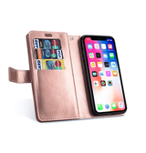 iPhone 13 Pro | iPhone 13 Pro - Platinum Multi Etui M. 9 Kort Pung - Lyserød - DELUXECOVERS.DK