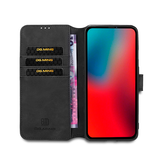 iPhone 11 Pro | iPhone 11 Pro - DG.MING™ Classical Læder Etui / Taske M. Pung - Sort - DELUXECOVERS.DK