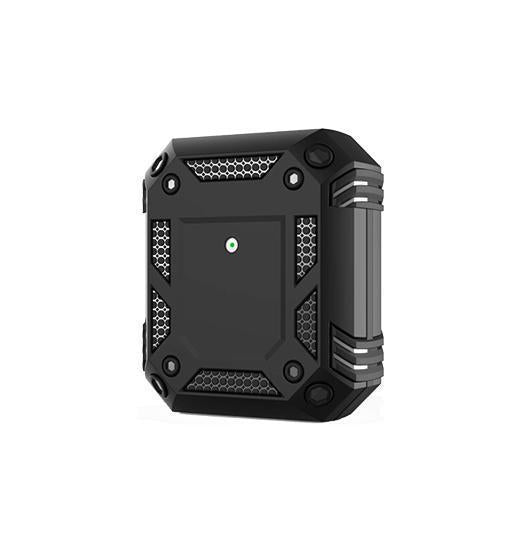 Airpods 1/2 | AirPods (1/2) | HARDCASE™ Stødsikkert Cover - Sort - DELUXECOVERS.DK