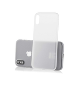 iPhone X / XS | iPhone X/Xs - Ultratynd Matte Series Cover V.2.0 - Hvid/Klar - DELUXECOVERS.DK