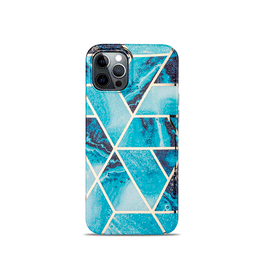 iPhone 12 Pro Max | iPhone 12 Pro Max - DELUXE™ Marble  Silikone Cover - Ocean - DELUXECOVERS.DK