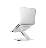Laptop stander | LUX™ | Stander til Computer / MacBook - Ergonomisk - Sølv - DELUXECOVERS.DK