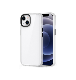 iPhone 13 Mini | iPhone 13 Mini - DELUXE™ Hybrid Silikone Cover - Hvid - DELUXECOVERS.DK