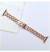 Apple Watch 42-49mm | Apple Watch (42/44/SE/45/46/49mm) - L'Empiri™ Thin Stål Urlænke - Rosegold - DELUXECOVERS.DK