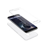 Samsung Galaxy S9+ | Samsung Galaxy S9+ (Plus) - Full Cover 360° Silikone - Gennemsigtig - DELUXECOVERS.DK