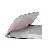 Macbook Sleeve | MacBook Pro/Air 15" - L'Empiri™ Smooth Læder Sleeve - Grå - DELUXECOVERS.DK