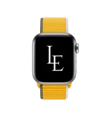 Apple Watch 42-49mm | Apple Watch (42/44/SE/45/46/49mm) - L'Empiri™ Sport+ Nylon Velcro Rem - Gul - DELUXECOVERS.DK