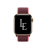 Apple Watch 38-42mm | Apple Watch (38/40/SE/41/42mm) - L'Empiri™ Sport+ Nylon Velcro Rem - Blomme - DELUXECOVERS.DK