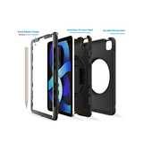 iPad Air 4/5 | iPad Air 4/5 (2020/2022) - PROTECTIVE™ Robust Stødsikkert Cover m. Grip - Sort - DELUXECOVERS.DK
