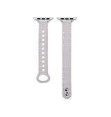 Apple Watch 42-49mm | Apple Watch (42/44/SE/45/46/49mm) - ADENA™ Classic Læder Urrem - Grå - DELUXECOVERS.DK