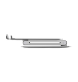 Laptop stander | LUX™ | Stander til Computer / MacBook - Ergonomisk - Sølv - DELUXECOVERS.DK