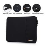 Computer Sleeve | Computer/PC 14" - HAWEEL™ Enkla Sleeve med frontlomme - Sort - DELUXECOVERS.DK