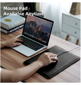 MacBook-fodral | MacBook 12" - DUX DUCIS™ Fidelity fodral i äkta läder - Vintage svart - DELUXECOVERS.SE