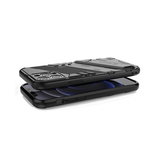 iPhone 11 Pro Max | iPhone 11 Pro Max - Eagle™ PRZ Stødsikkert Cover M. Kickstand - Sort - DELUXECOVERS.DK
