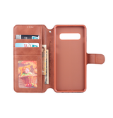 Samsung Galaxy S10+ | Samsung Galaxy S10+ (Plus) - AZNS™ Diary Læder Etui / Taske M. Pung - Brun - DELUXECOVERS.DK