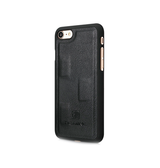 iPhone 7 / 8 / SE (2020/2022) | iPhone 7/8/SE(2020/2022) - Vintage 2-i-1 plånboksfodral i läder (avtagbart skal) – Svart – DG.MING™ - DELUXECOVERS.SE