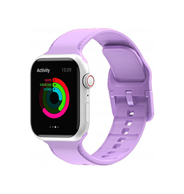 Apple Watch 38-42mm | Apple Watch (38/40/SE/41/42mm) - CANDY™ Silikone Sportsrem - Lilla - DELUXECOVERS.DK