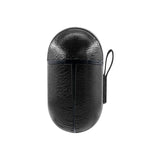 Airpods Pro 2 | AirPods Pro (1/2 Gen) | Reallike™ Læder Beskyttelse Cover - Sort - DELUXECOVERS.DK