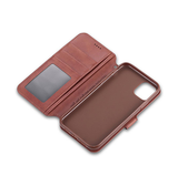 iPhone 11 | iPhone 11 - AZNS™ Diary Læder Etui / Taske M. Pung - Brun - DELUXECOVERS.DK