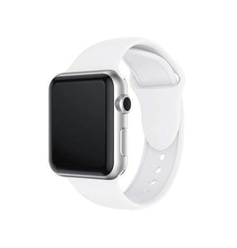 Apple Watch 38-42mm | Apple Watch (38/40/SE/41/42mm) - PRO+ Silikone Sportsrem - Hvid - DELUXECOVERS.DK