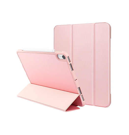 iPad Mini 6 | iPad Mini 6/7 (2021/2024) - LUX™ Smart Trifold Silikone Cover - Rose/Lyserød - DELUXECOVERS.DK